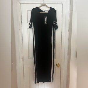Black and White Women's Dress